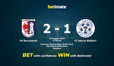 SG Barockstadt vs FC Astoria Walldorf Prediction, Odds & Betting Tips 08/10/2024