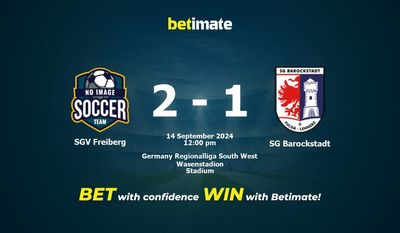 SGV Freiberg vs SG Barockstadt Prediction, Odds & Betting Tips 09/14/2024