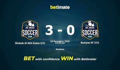 शबाब अल अहली दुबई U21 बनाम बनियास SC U21 भविष्यवाणी, संभावनाएँ और amp; सट्टेबाजी युक्तियाँ 12/16/2023