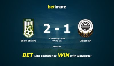 Sham Shui Po vs Citizen AA Prediction, Odds & Betting Tips 02/08/2026
