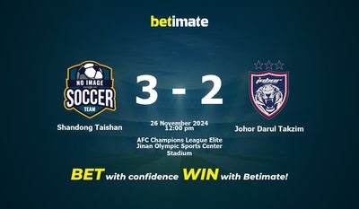 Shandong Taishan vs Johor Darul Takzim Prediction, Odds & Betting Tips 11/26/2024