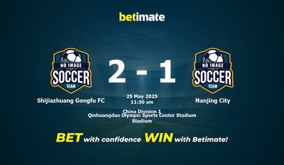 Shijiazhuang Gongfu FC vs Nanjing City Prediction, Odds & Betting Tips 05/25/2025