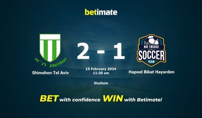 Shimshon Tel Aviv vs Hapoel Bikat Hayarden التوقعات، الصعاب ونصائح الرهان 2024/02/15