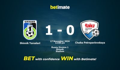 Shinnik Yaroslavl - Chaika Petropavlovskaya Pronostico, quote e consigli di scommessa 17/11/2024