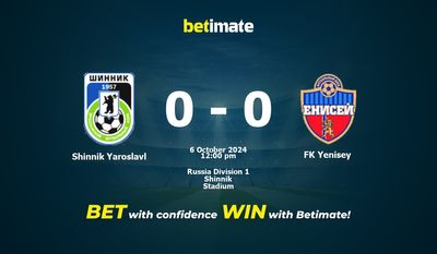 Pronostici, quote e suggerimenti per le scommesse Shinnik Yaroslavl vs FK Yenisey 10/06/2024