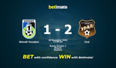 Pronostici, quote e suggerimenti per le scommesse Shinnik Yaroslavl vs Ural 10/11/2024