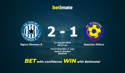 Sigma Olomouc B vs Vysocina Jihlava Prediction, Odds & Betting Tips 08/11/2024