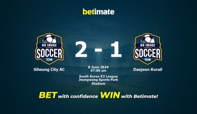 Siheung City AC vs Daejeon Korail Prediction, Odds & Betting Tips 06/08/2024