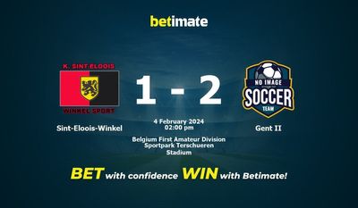 Sint-Eloois-Winkel vs Gent II التوقعات، الصعاب ونصائح الرهان 04/02/2024