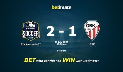 SJK Akatemia II vs GBK Prediction, Odds & Betting Tips 07/21/2024