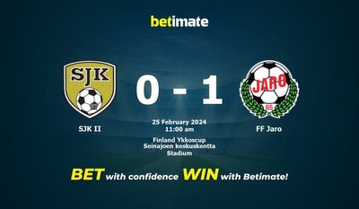 SJK II vs FF Jaro Prediction, Odds & Betting Tips 02/25/2024