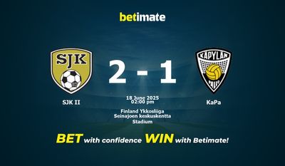 SJK II vs KaPa Prediction, Odds & Betting Tips 06/18/2025