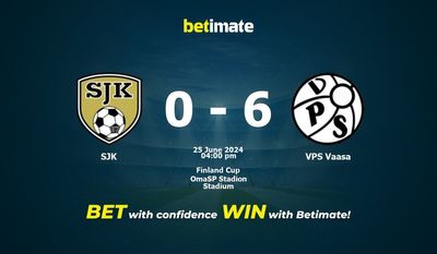 SJK vs VPS Vaasa Prediction, Odds & Betting Tips 06/25/2024