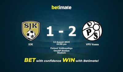 SJK vs VPS Vaasa Prediction, Odds & Betting Tips 08/12/2024