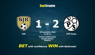 SJK vs VPS Vaasa Prediction, Odds & Betting Tips 09/28/2024