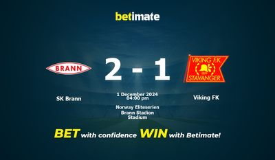 SK Brann - Viking FK Pronostici, quote e consigli di scommessa 01/12/2024