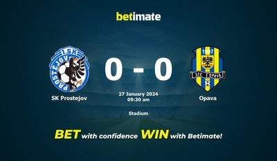 SK Prostejov vs Opava التوقعات، الصعاب ونصائح الرهان 27/01/2024