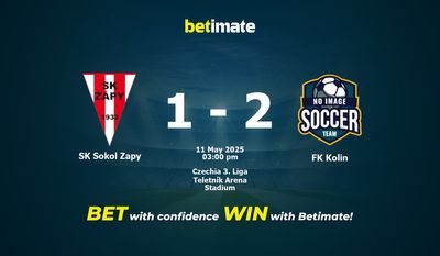 SK Sokol Zapy vs FK Kolin Prediction, Odds & Betting Tips 05/11/2025