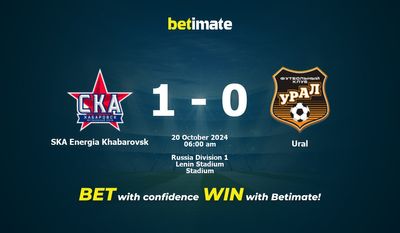 Soi kèo SKA Energia Khabarovsk vs Ural, Tỷ lệ & Mẹo cá cược 20/10/2024