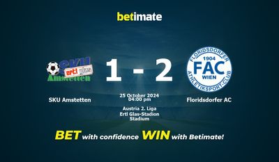 Dự đoán SKU Amstetten vs Floridsdorfer AC, Tỷ lệ cược & Mẹo cá cược 25/10/2024