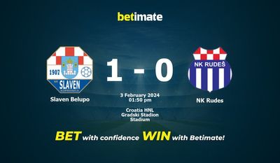 Slaven Belupo vs NK Rudes 预测、赔率和投注技巧 02/03/2024