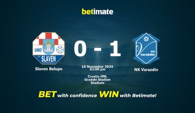 Vorhersage, Quoten und Wetttipps für Slaven Belupo gegen NK Varazdin, 10.11.2024