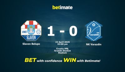 Slaven Belupo vs NK Varazdin Prediction, Odds & Betting Tips 04/22/2025