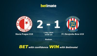 Slavia Prague U19 vs FC Zbrojovka Brno U19 Prediction, Odds & Betting Tips 05/01/2024