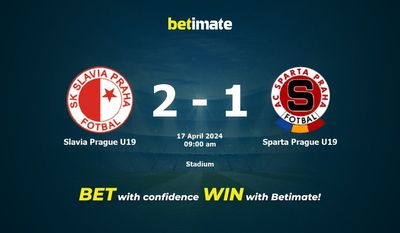 Slavia Prague U19 vs Sparta Prague U19 Prediction, Odds & Betting Tips 04/17/2024
