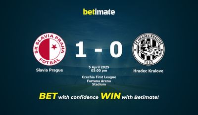 Slavia Prague vs Hradec Kralove Prediction, Odds & Betting Tips 04/05/2025