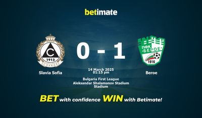 Slavia Sofia vs Beroe Prediction, Odds & Betting Tips 03/14/2025