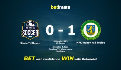 Slavia TU Kosice vs MFK Vranov nad Toplou Prediction, Odds & Betting Tips 03/09/2025