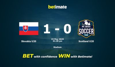 Slovakia U20 vs Scotland U20 Prediction, Odds & Betting Tips 05/23/2025