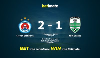 Slovan Bratislava gegen MFK Skalica Vorhersage, Quoten und Wetttipps 11.09.2024