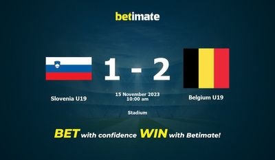 Slovenia U19 vs Belgium U19 Prediction, Odds & Betting Tips 11/15/2023