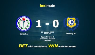 Smouha vs Ismaily SC Prediction, Odds & Betting Tips 08/16/2024