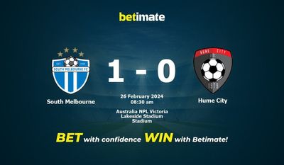 South Melbourne vs هيوم سيتي التوقعات، الصعاب ونصائح الرهان 26/02/2024