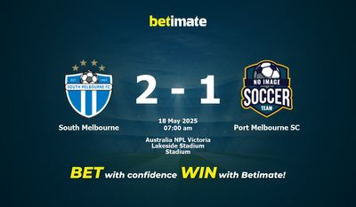 South Melbourne vs Port Melbourne SC Prediction, Odds & Betting Tips 05/18/2025