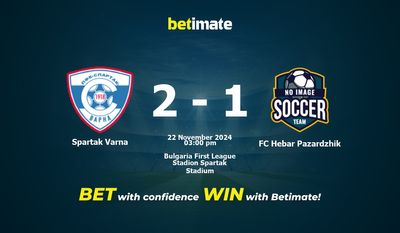 Soi kèo Spartak Varna vs FC Hebar Pazardzhik, Tỷ lệ & Mẹo cá cược 22/11/2024