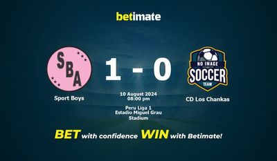 Sport Boys vs CD Los Chankas Prediction, Odds & Betting Tips 08/10/2024