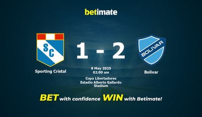 Sporting Cristal vs Bolivar Prediction, Odds & Betting Tips 05/08/2025