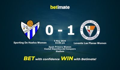 Sporting De Huelva Women vs Levante Las Planas Women Prediction, Odds & Betting Tips 05/05/2024