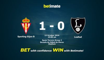 Sporting Gijon B vs Lealtad Prediction, Odds & Betting Tips 10/13/2024