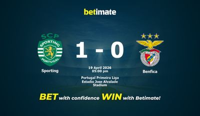 Sporting vs Benfica Prediction, Odds & Betting Tips 04/19/2026