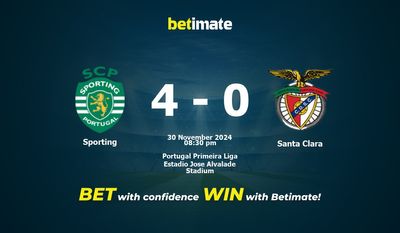 Sporting vs Santa Clara Prediction, Odds & Betting Tips 11/30/2024