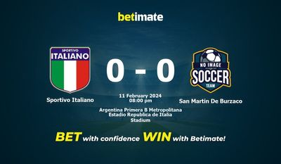 Sportivo Italiano vs San Martin De Burzaco التوقعات، الاحتمالات ونصائح الرهان 11/02/2024