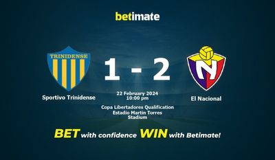 Sportivo Trinidense vs El Nacional 预测、赔率和投注技巧 02/22/2024