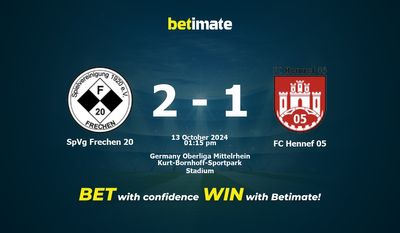 SpVg Frechen 20 gegen FC Hennef 05 Vorhersage, Quoten & Wetttipps 13.10.2024