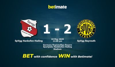 SpVgg Hankofen-Hailing vs SpVgg Bayreuth Prediction, Odds & Betting Tips 05/10/2025