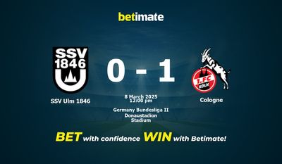 SSV Ulm 1846 vs Cologne Prediction, Odds & Betting Tips 03/08/2025